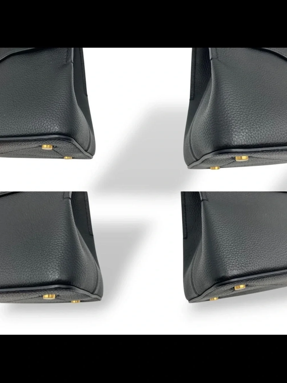 Mulberry Black Pebbled Leather Satchel with Gold Hardware